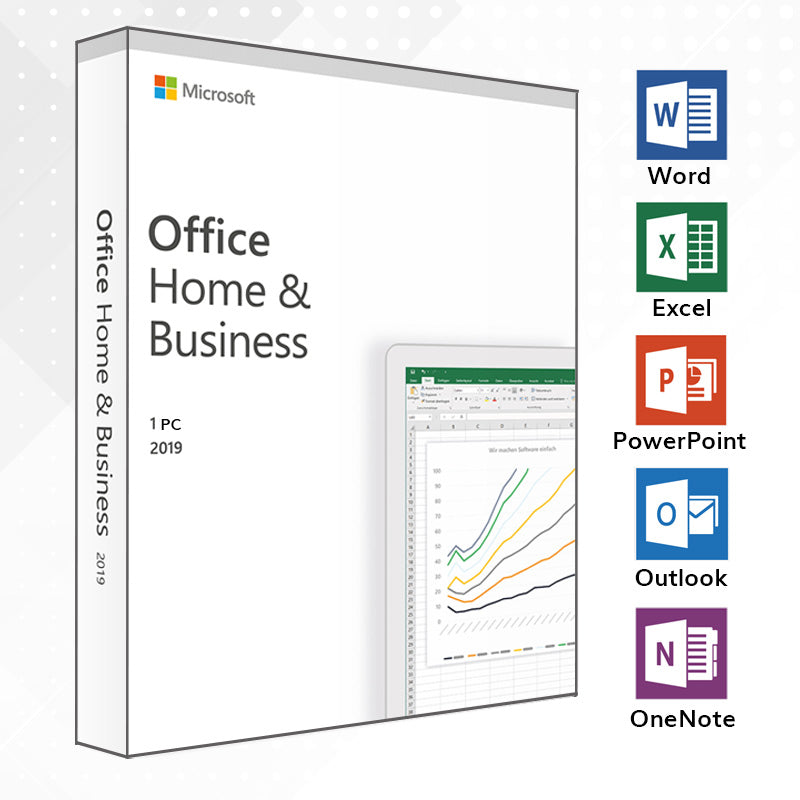 Microsoft Office 2019 Home and Business Vollversion für Windows