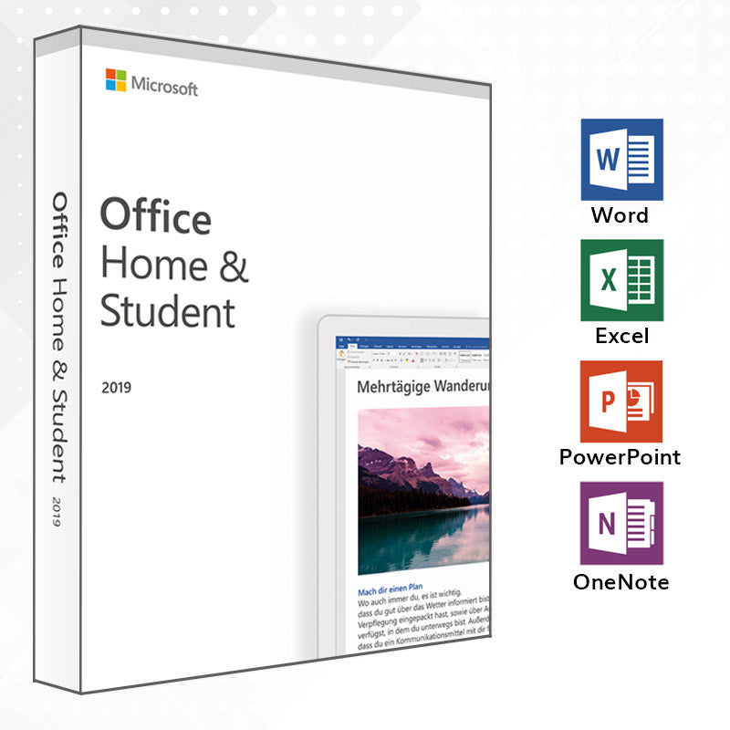 Microsoft Office 2019 Home and Student Vollversion