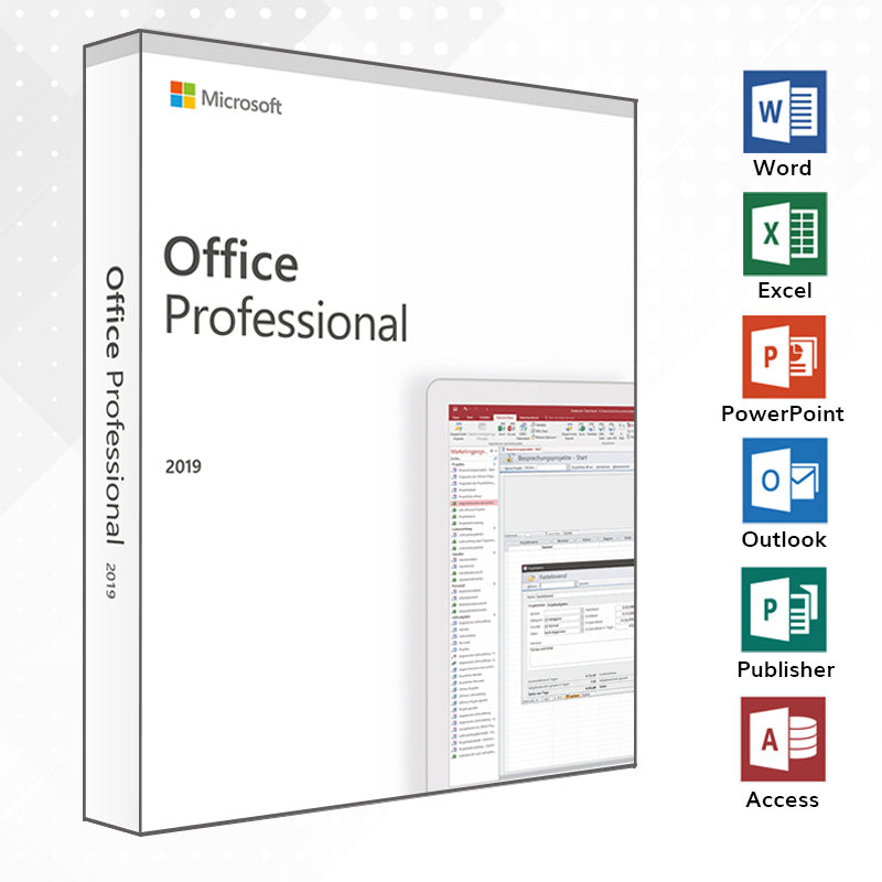 Microsoft Office 2019 Professional Vollversion