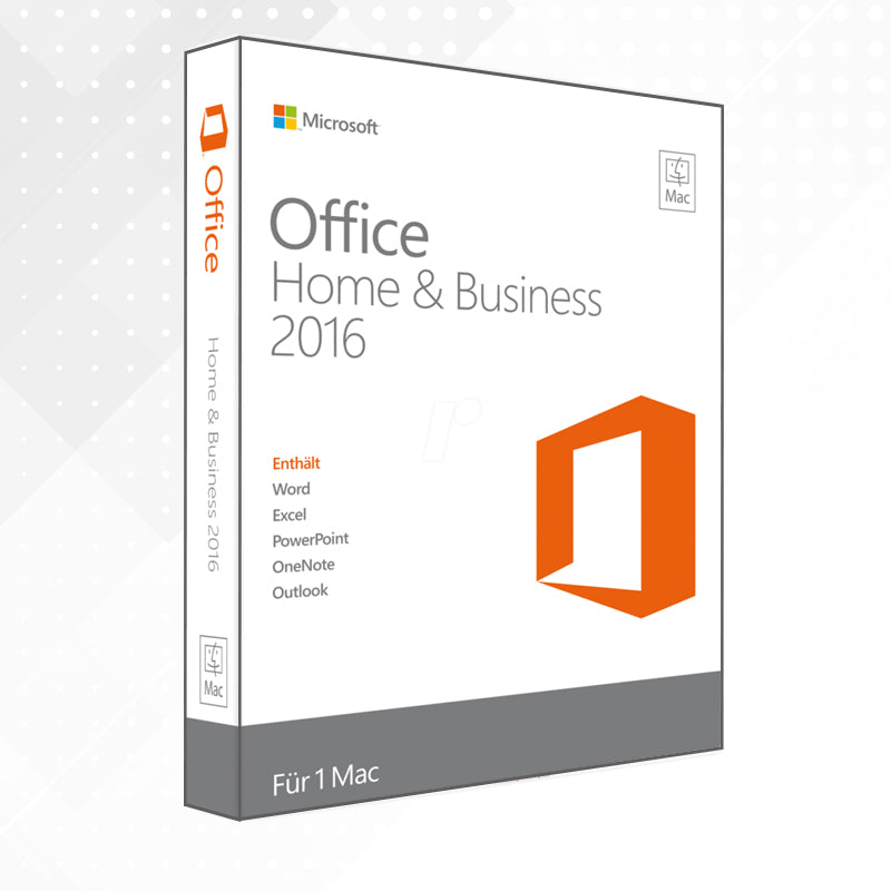 Office 2016 Home and Business für Mac